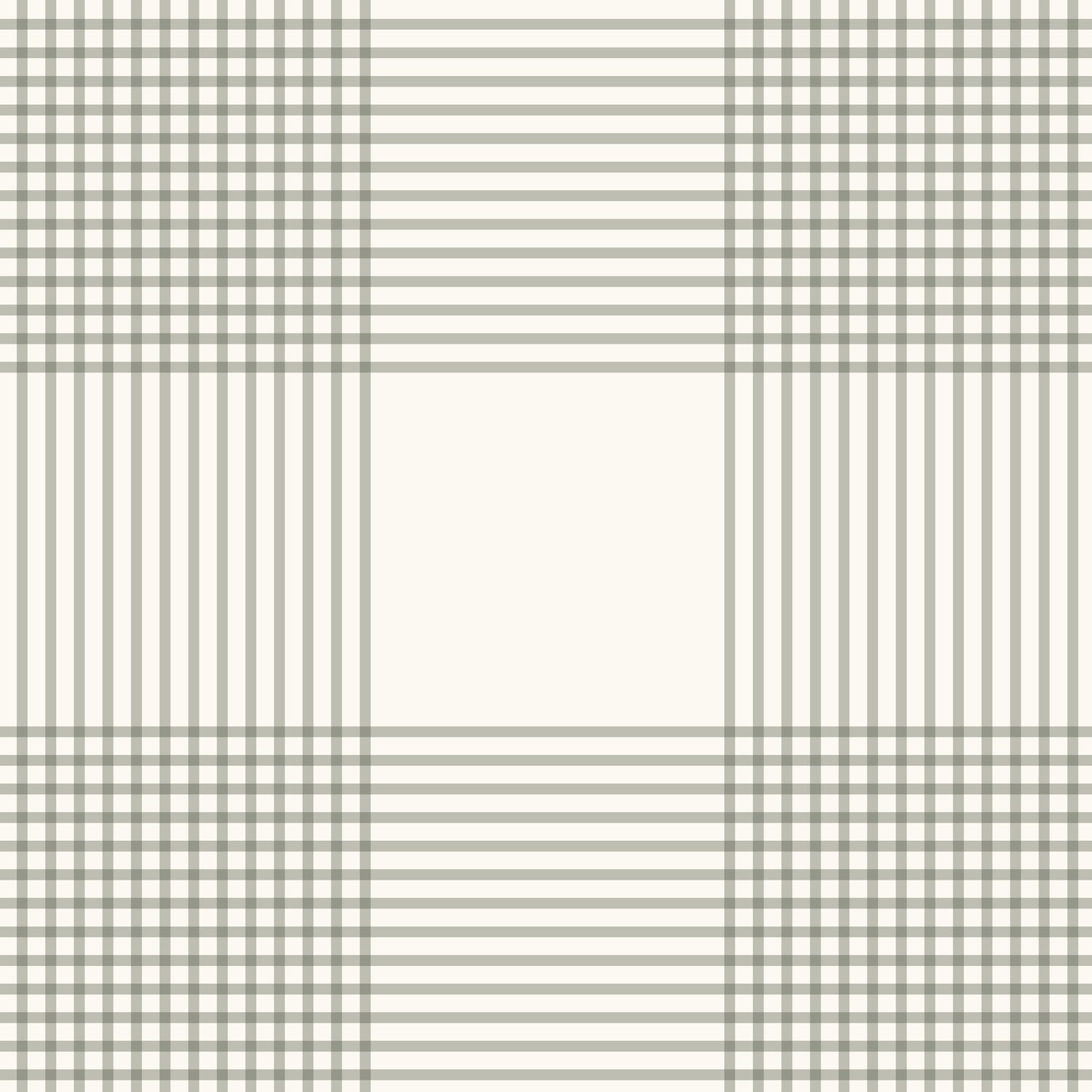 Vintage Gingham Wallpaper in Soft Sage in a closeup view