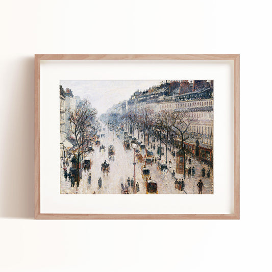 Winter Streets Art Print