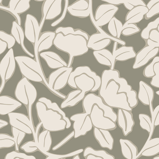 Brookline Wallpaper - Olive