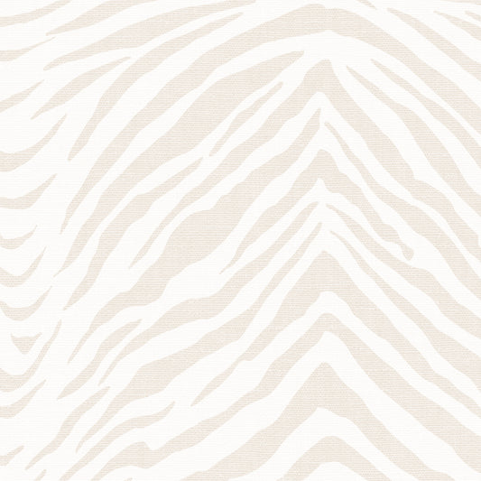Zebra Wallpaper - Off White