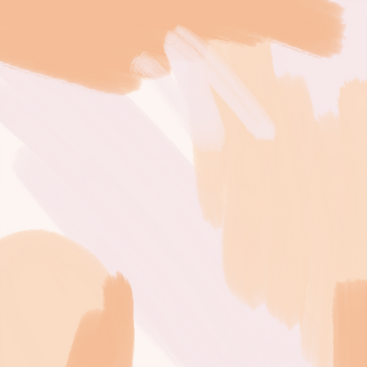 Abstract Brush Strokes Wallpaper Mural - Peachy Pink