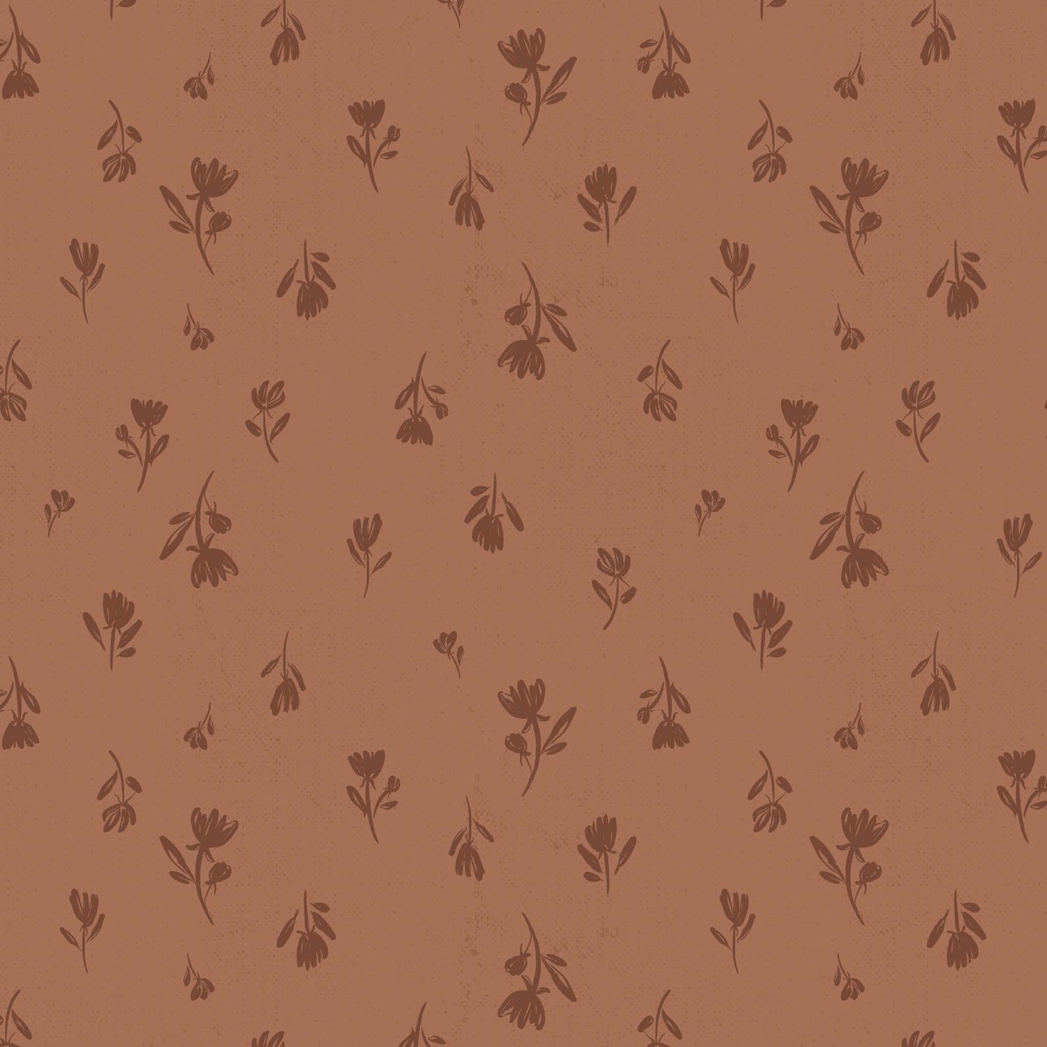 Close up featuring Cayla Naylor Annette-Clay Peel and Stick Wallpaper - a floral pattern