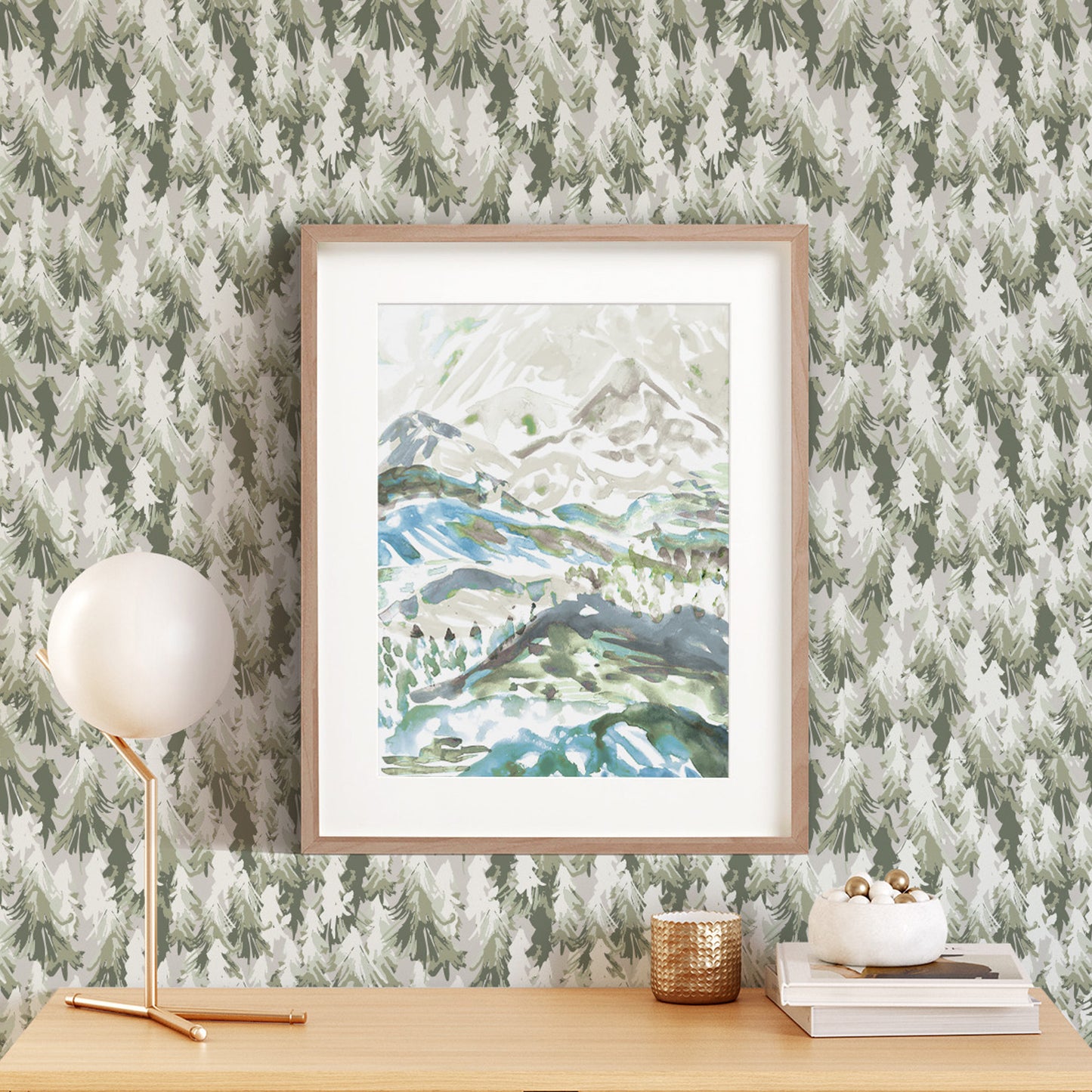 Our Mountains art print features a beautiful combination of nature's colors in a creative way that will bring adventure to any room!