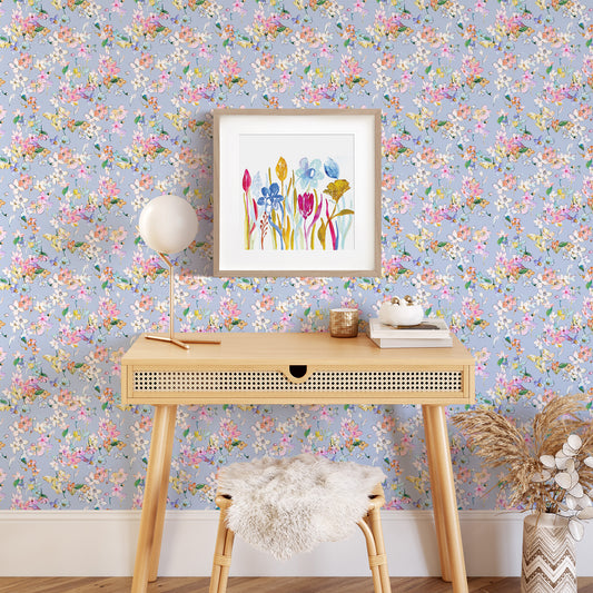 Romance Flowers Art Print