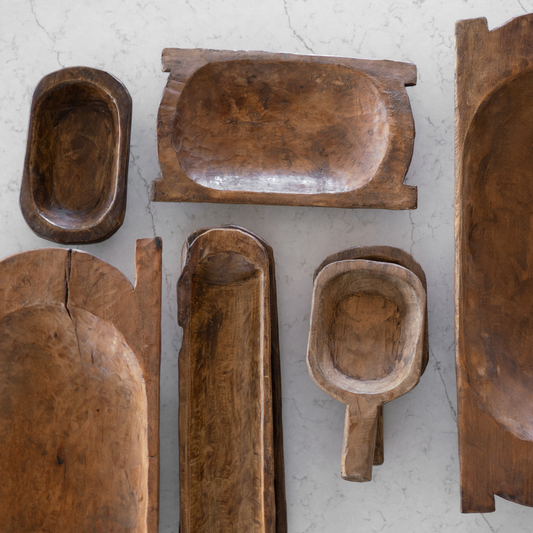 Small Carved Wooden Bowl