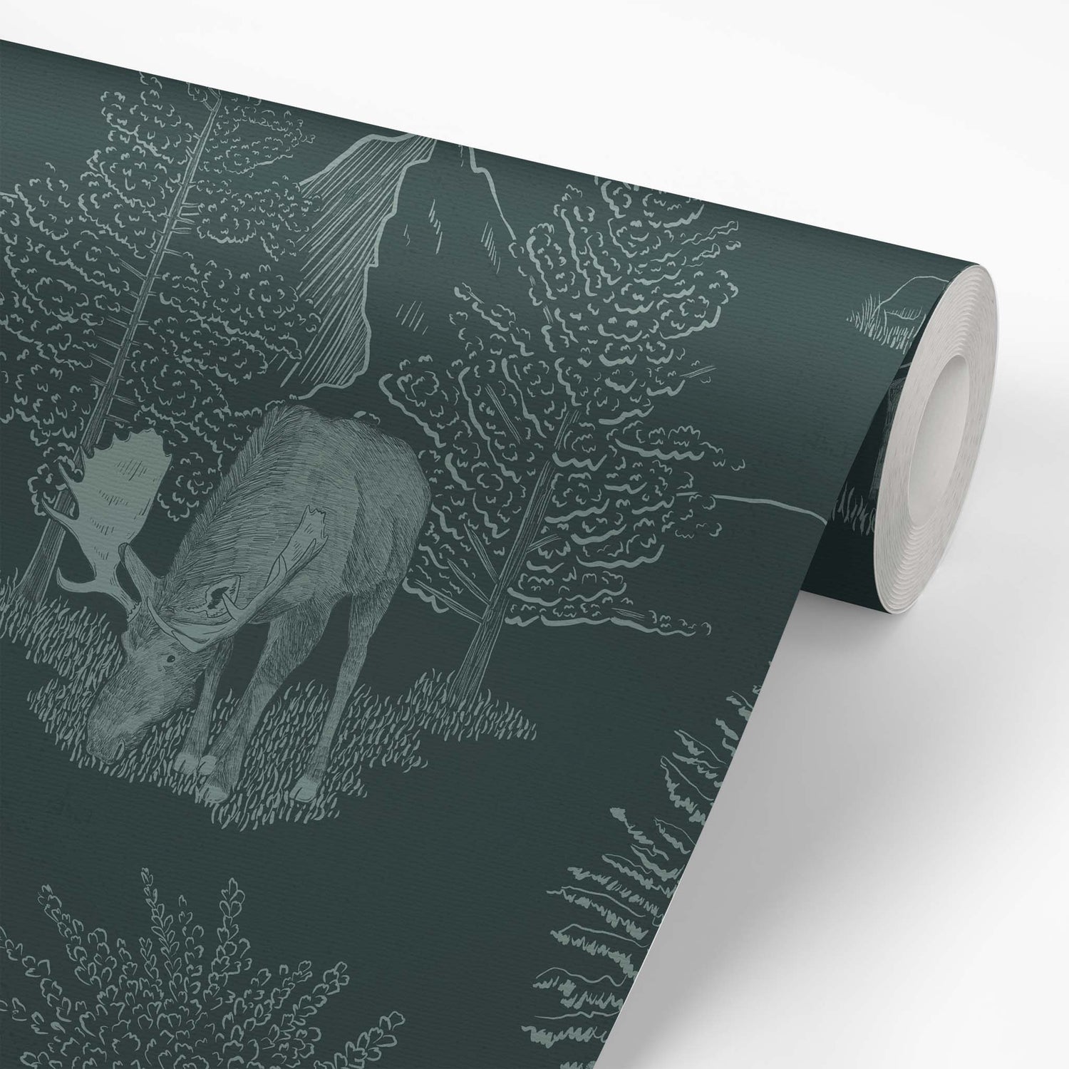 Wallpaper panel featuring Cayla Naylor Denali- Bering Peel and Stick Wallpaper - a nature inspired pattern
