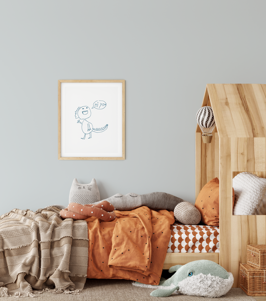 Hi, You Monster Art Print