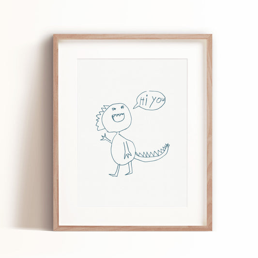 Hi, You Monster Art Print