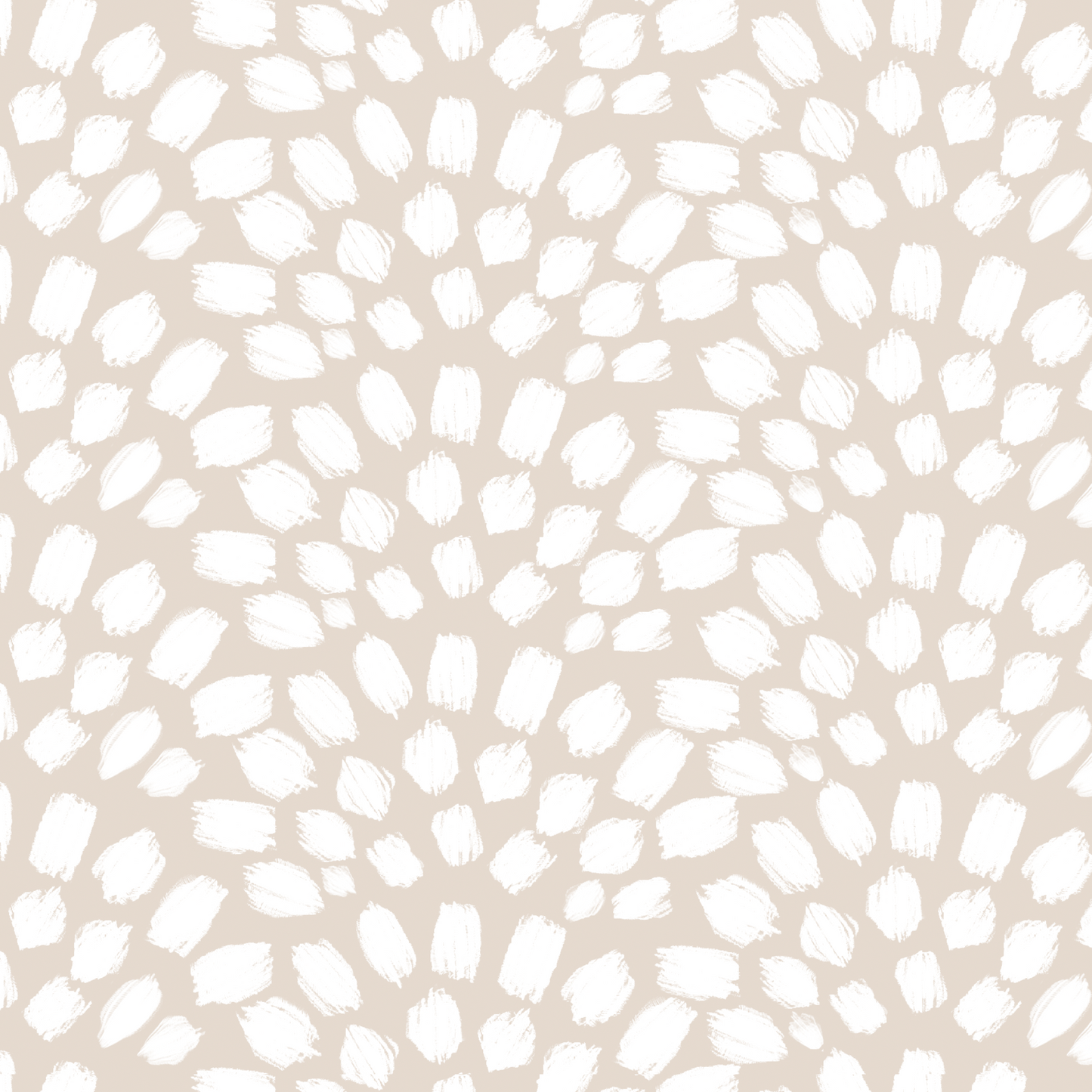 Painted Scallops Wallpaper - Sand