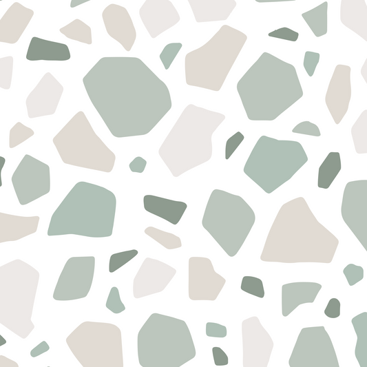 Terrazzo Wallpaper - Green