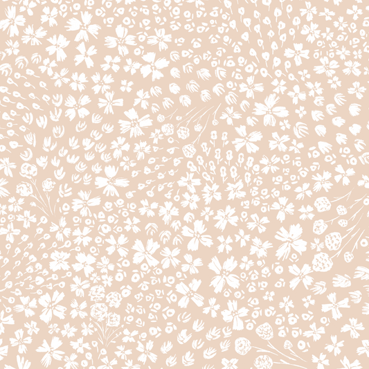 Flower Beds Wallpaper - Blush
