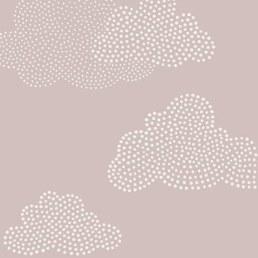 Clouds Wallpaper - Ladylike Pink