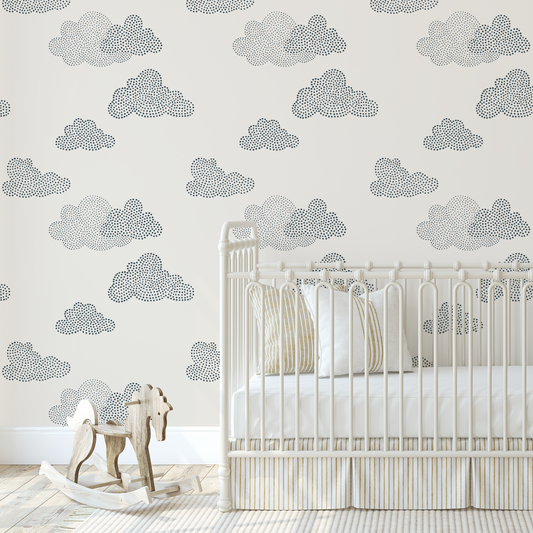 Clouds Wallpaper - Midnight Blue Clouds
