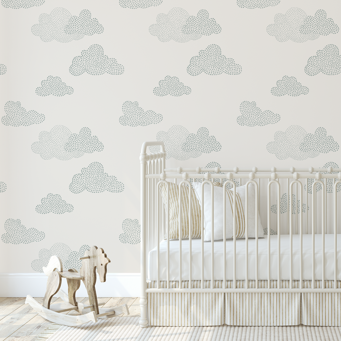 Clouds Wallpaper - Sage Clouds
