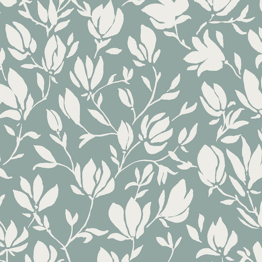 Flora Wallpaper - Sage