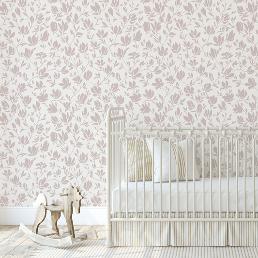 Flora Wallpaper - Ladylike Pink Flowers