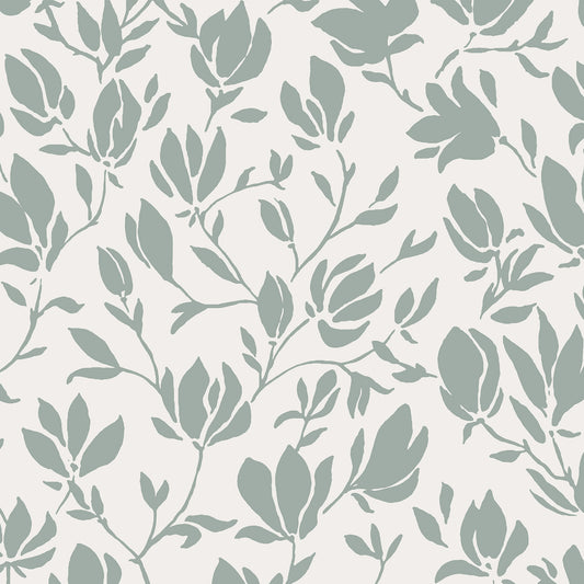 Flora Wallpaper - Sage Flowers