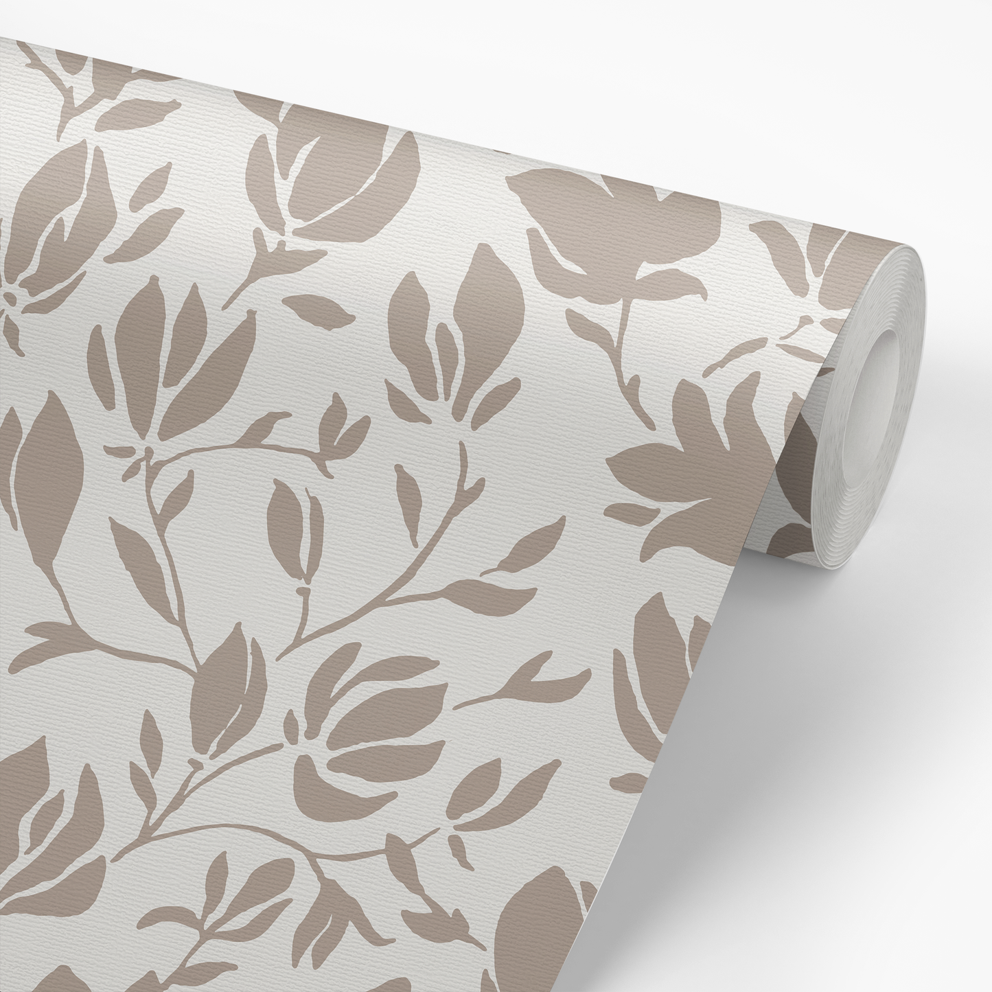 Flora Wallpaper - Taupe Flowers