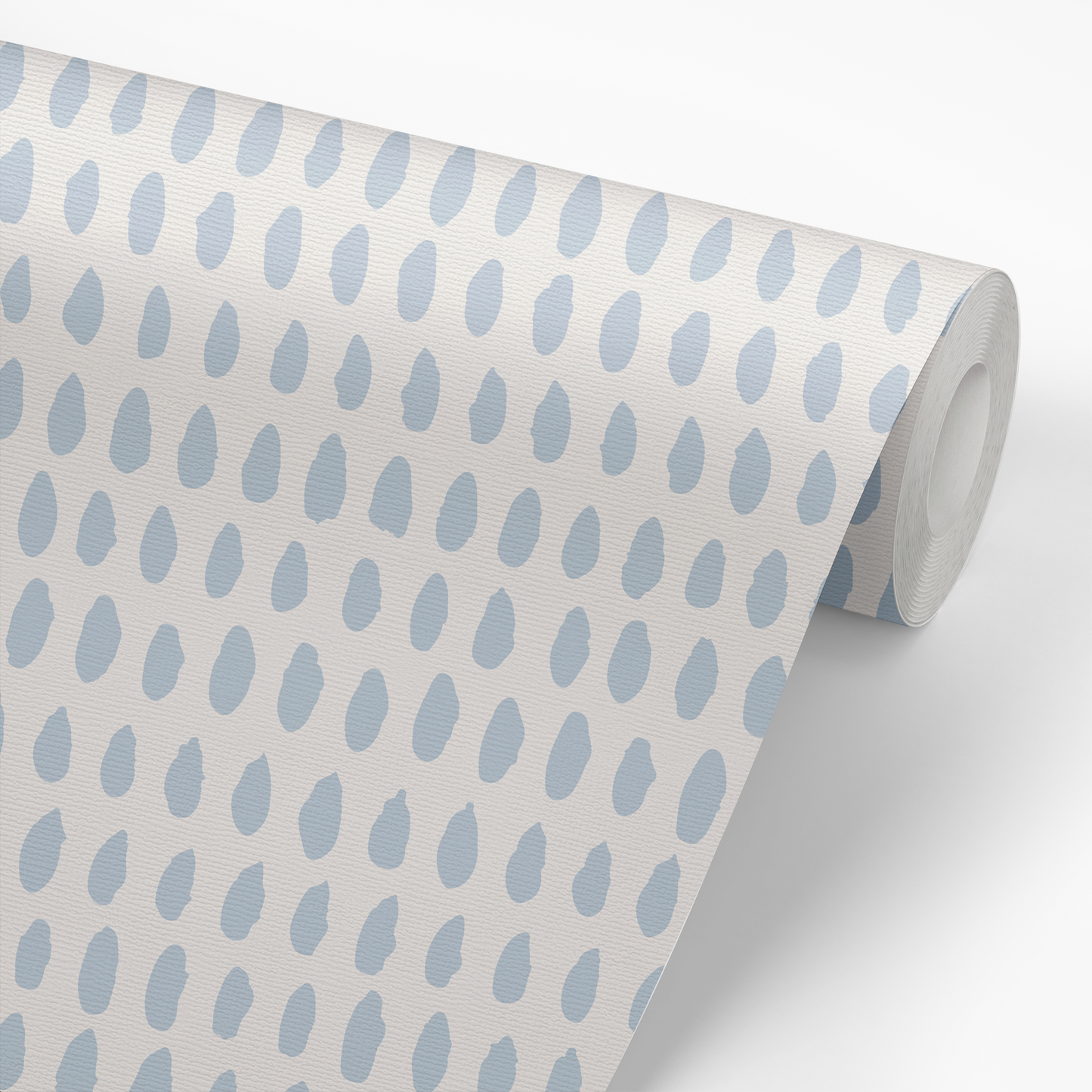 Rain Wallpaper - Light Gray Blue Drops