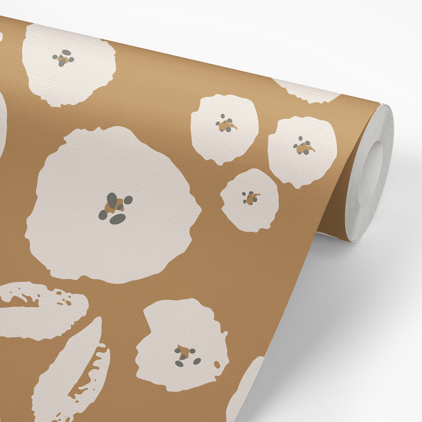 Floral Buds Wallpaper - Terracotta
