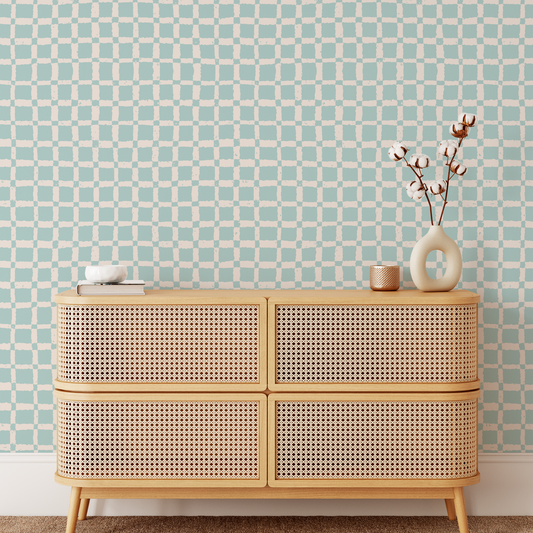 Plaids Wallpaper - Mint