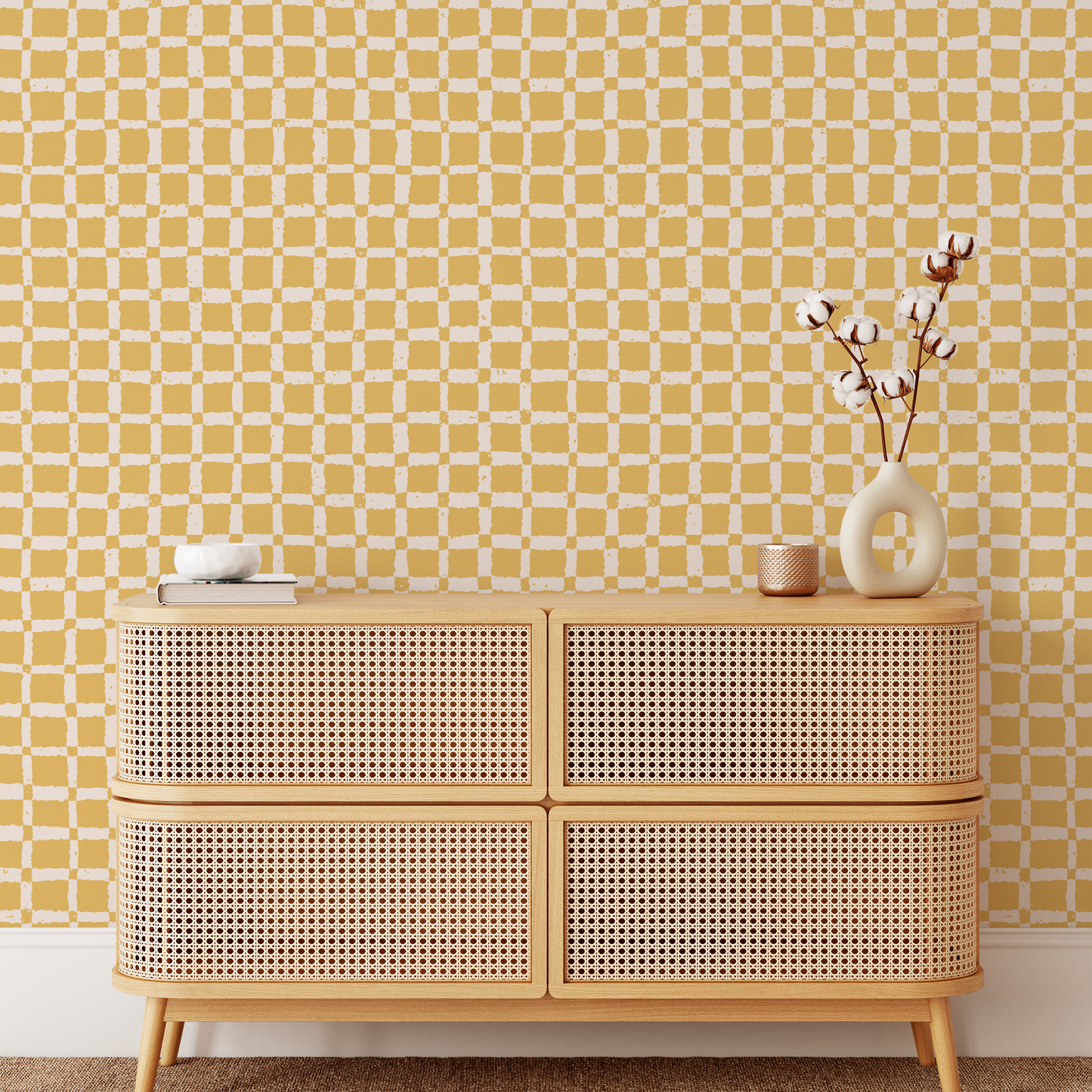 Plaids Wallpaper - Yellow