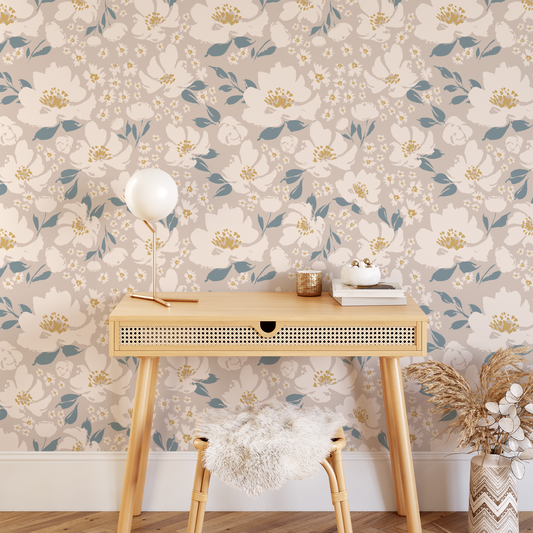 Secret Garden Wallpaper - Blush Pink