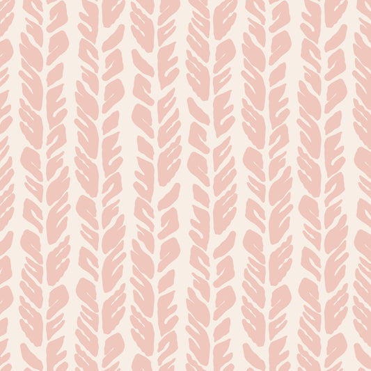 Oak Grains Wallpaper - Blush