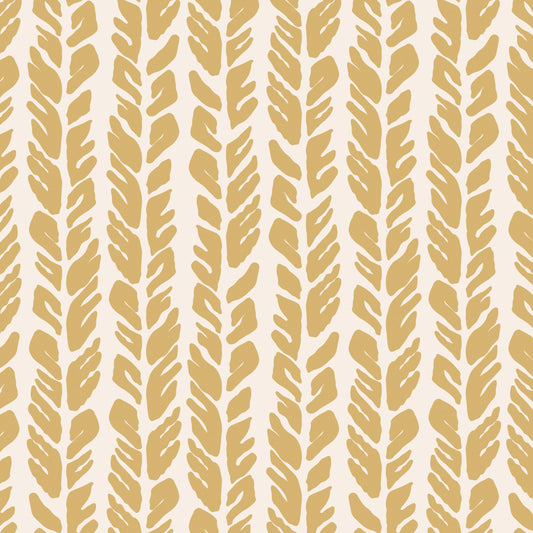 Oak Grains Wallpaper - Ochre