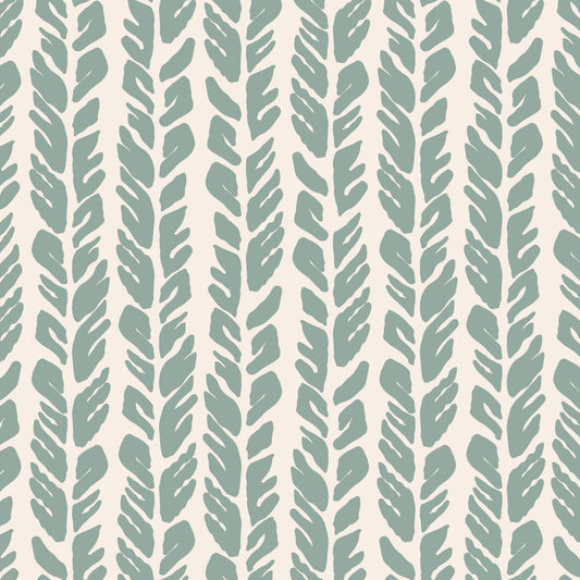 Oak Grains Wallpaper - Sage