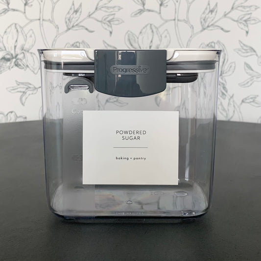 Minimalist Labels for Baking and Pantry