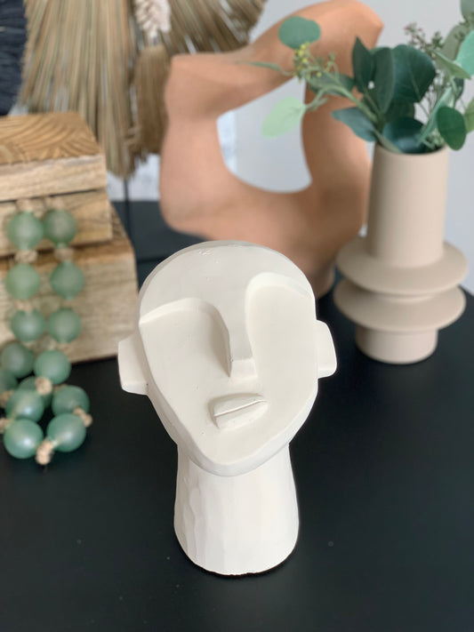 Modern Face Sculpture