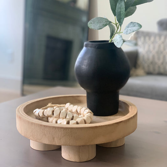 Chunky Footed Pedestal Tray