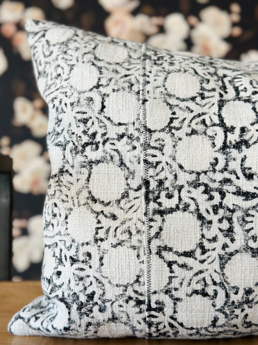 Floral Silhouette Pillow