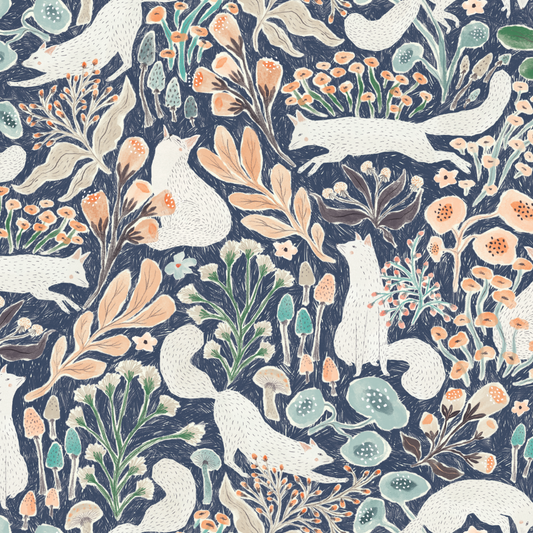 Fox Friends Wallpaper - Ink