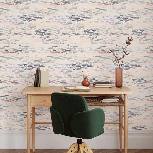 Shimmer Wallpaper - Blue