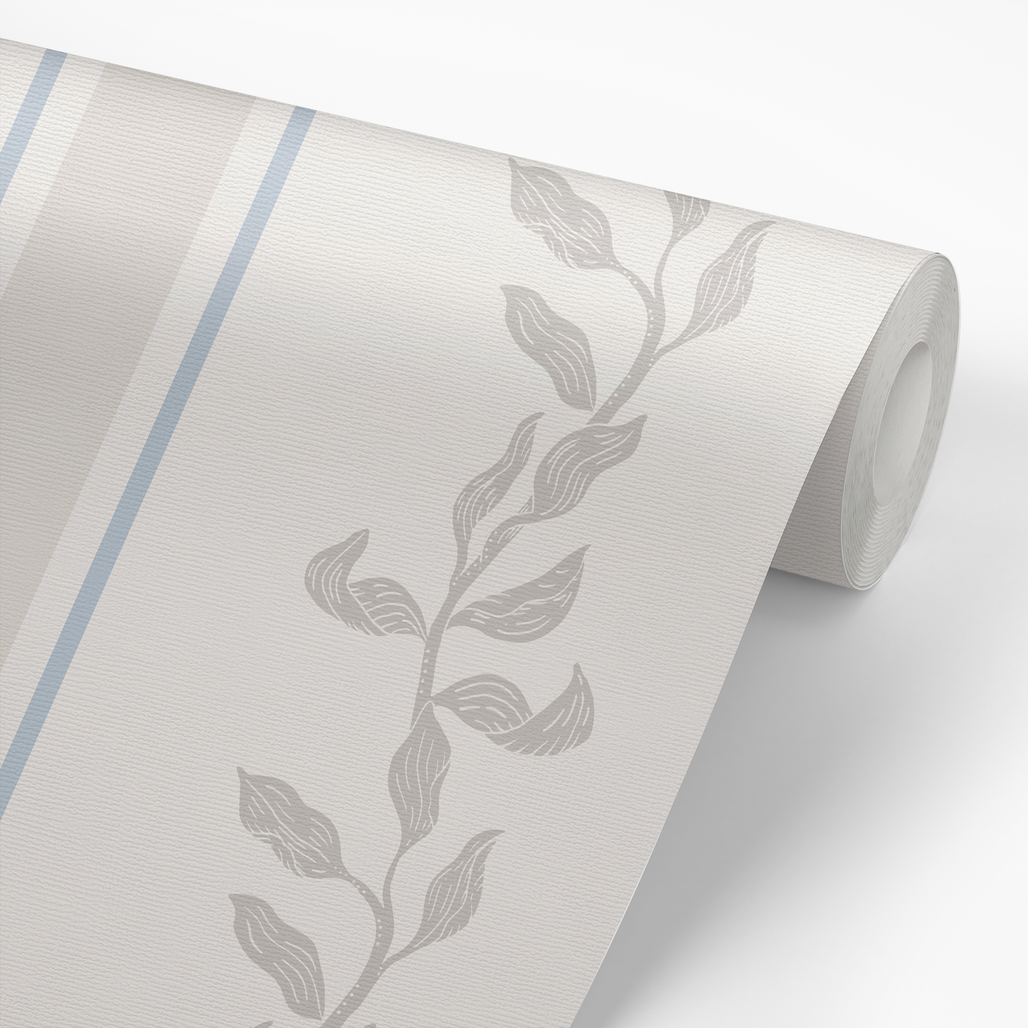 Legacy Wallpaper - Greige and Light Gray Blue