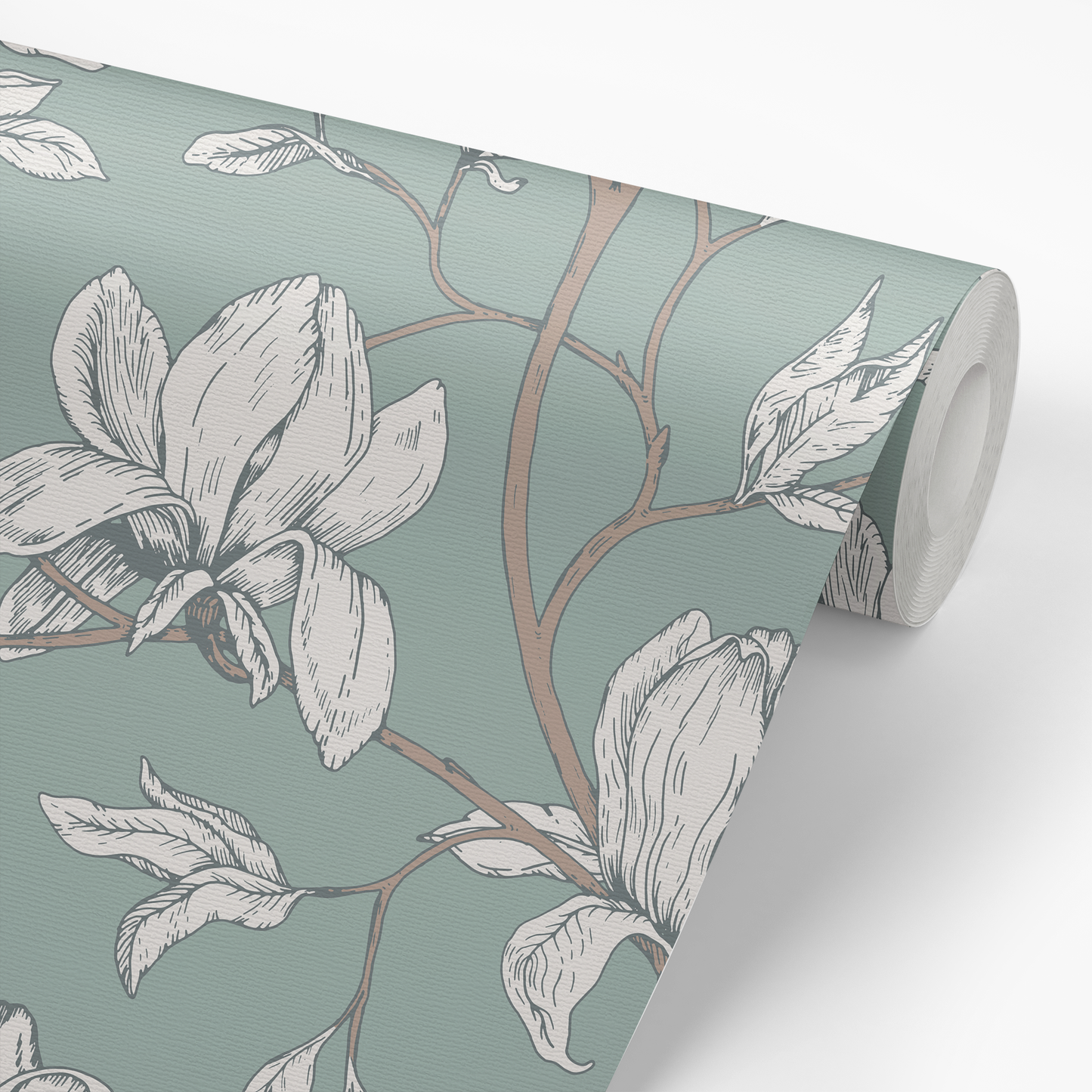 Magnolia Wallpaper - Sage