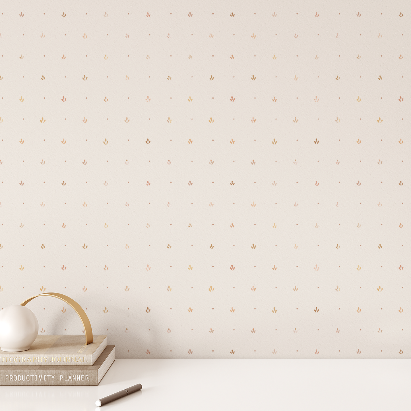 Delicate Dotty Wallpaper - Light