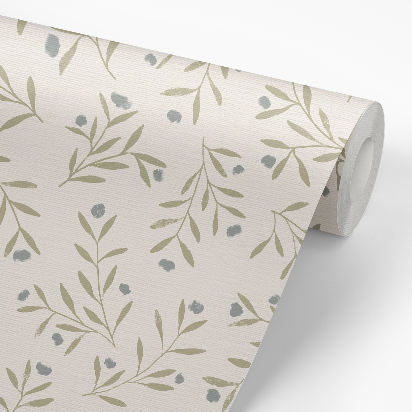 Tiny Branches Wallpaper - Cream