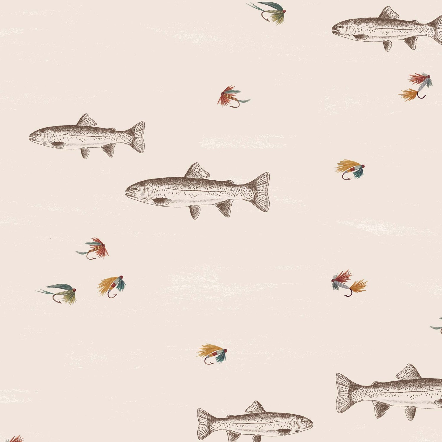Fly Fishing Wallpaper - Brown
