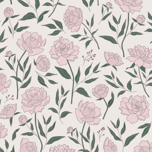Peony Wallpaper - Pink