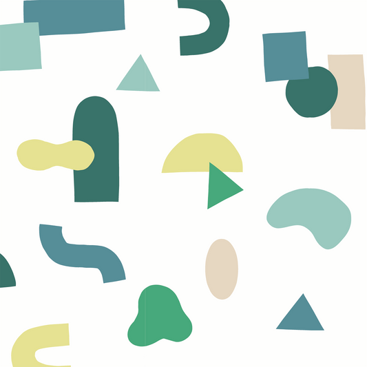 Playful Shapes Wallpaper - Cool