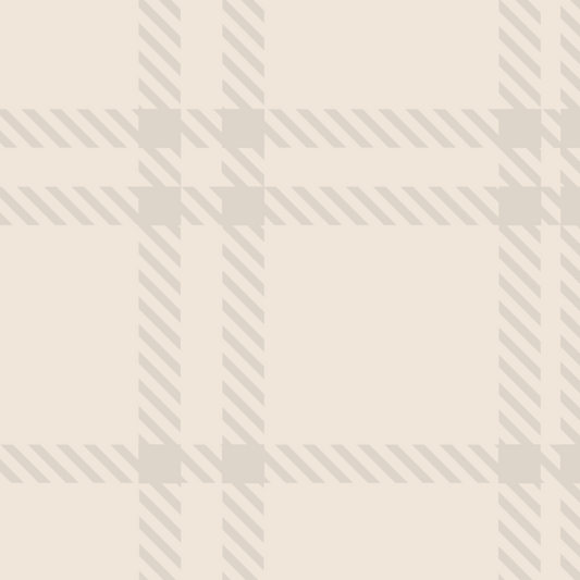 Classic Plaid Wallpaper - Greige and Tan