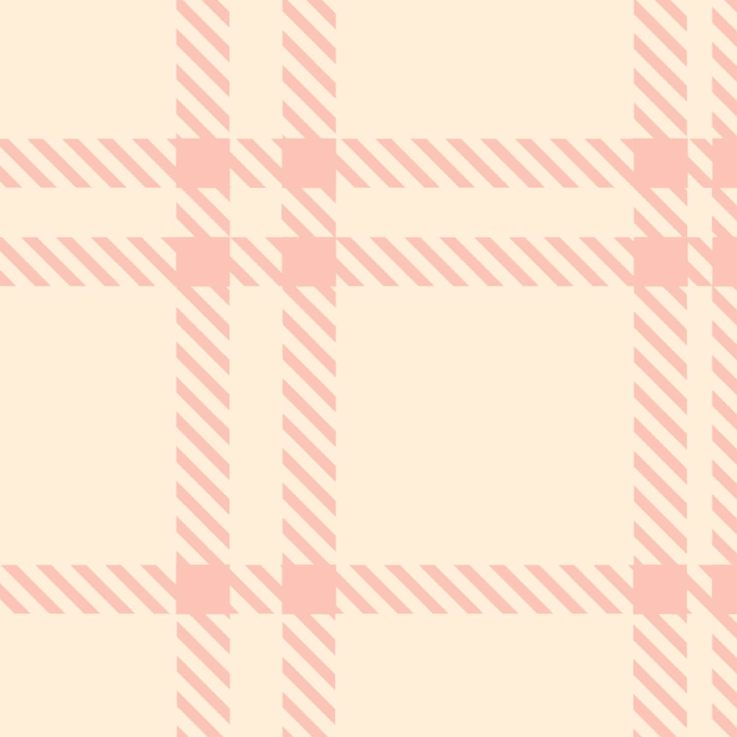 Classic Plaid Wallpaper Pink and Ivory Ayara Home
