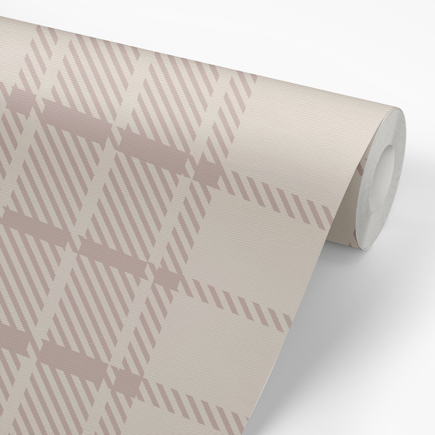 Classic Plaid Wallpaper - Taupe
