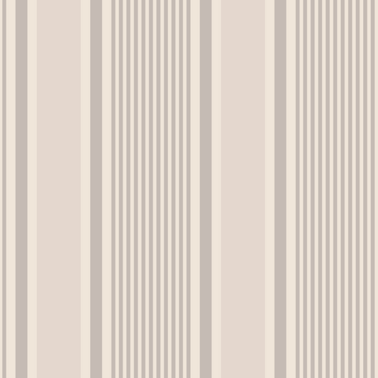 Classic Stripes Wallpaper - Mocha