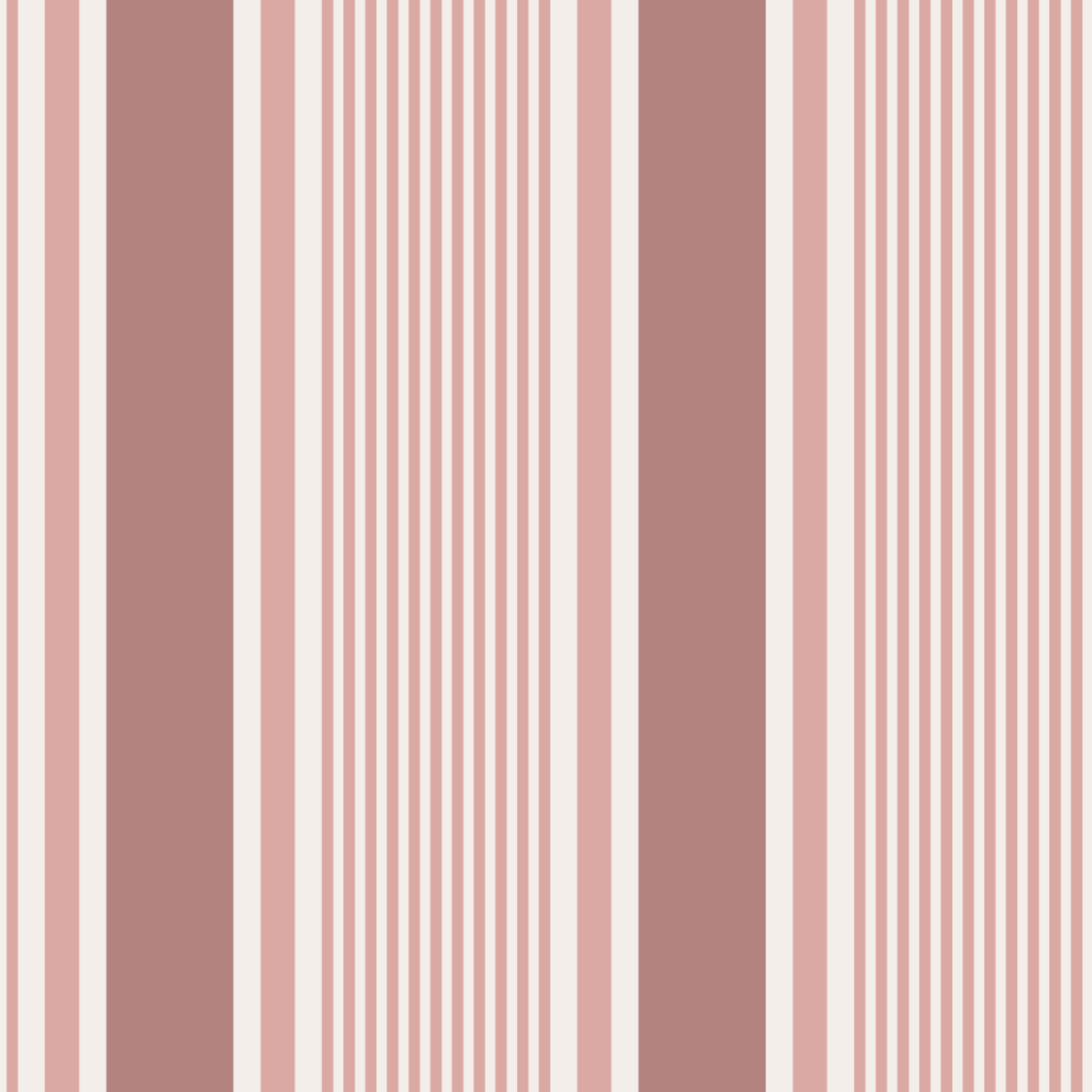Classic Stripes Wallpaper - Rose