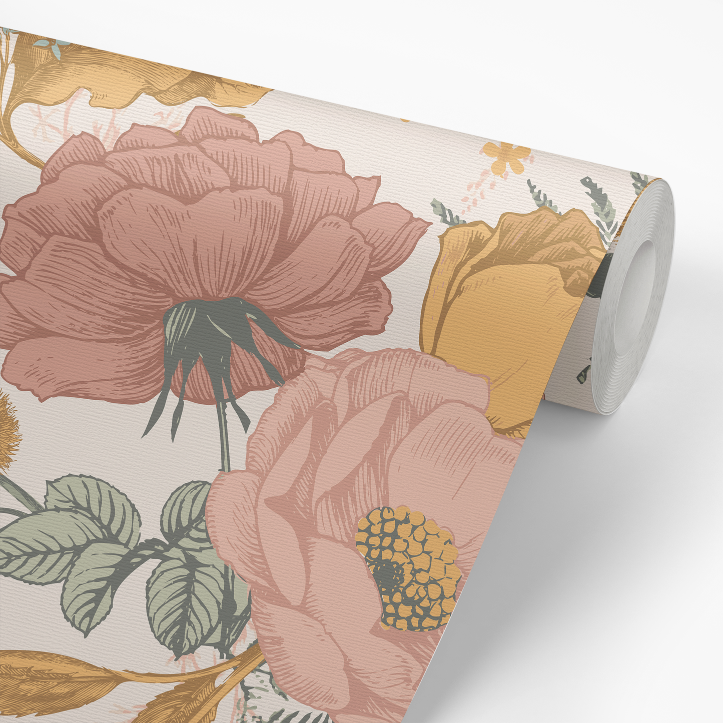 Botanical Light Wallpaper - Cream