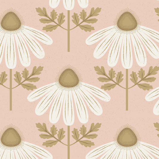 Good Luck Daisy Wallpaper - Pink